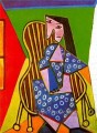 Femme assise dans un fauteuil 1919 Cubism